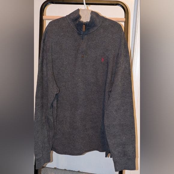Polo Ralph Lauren Quarter-Zip Pullover Sweater (Size XXL) Excellent Condition - Picture 1 of 14